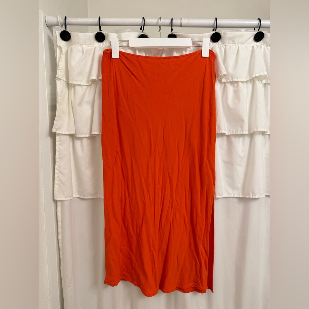 Women’s L Orange Old Navy Skirt